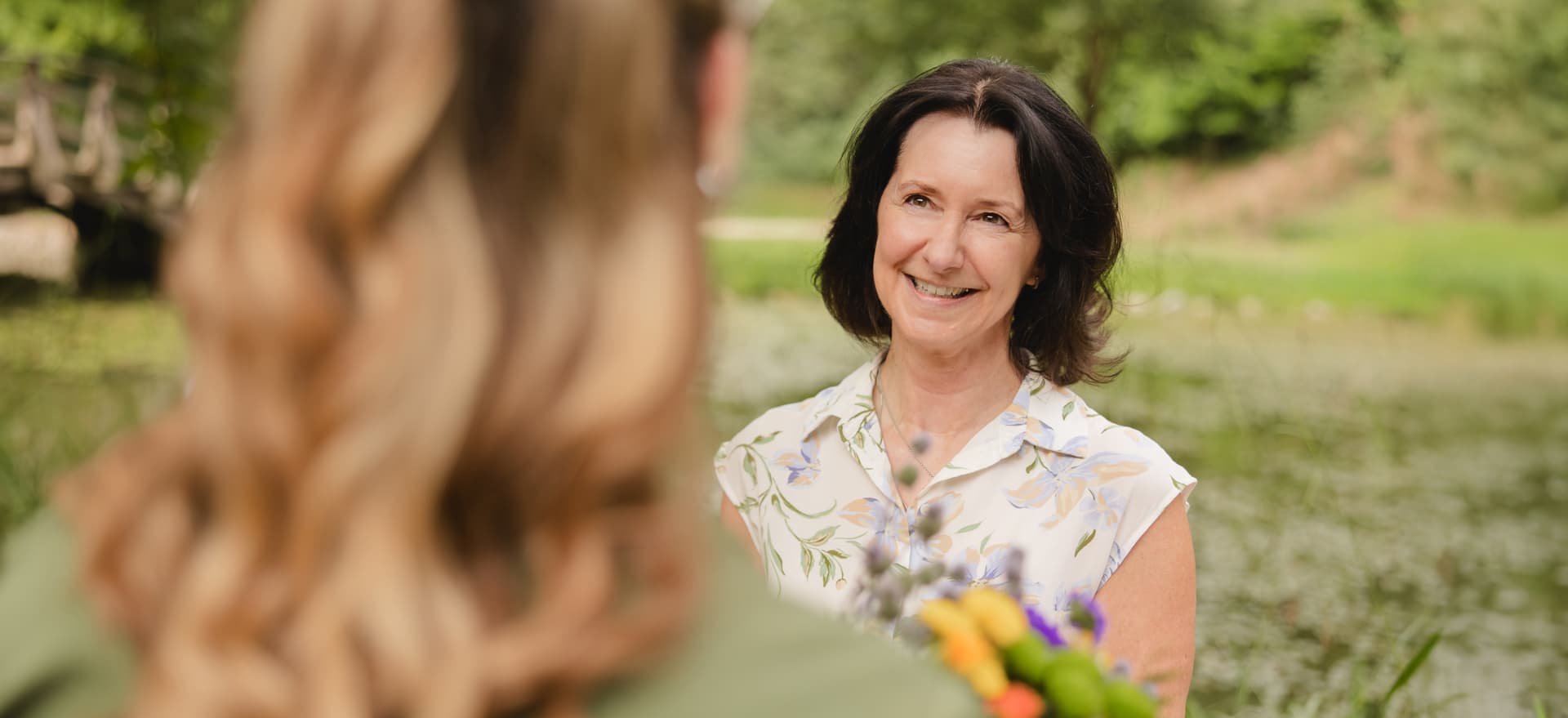 Ursula Klein bei einer freien Zeremonie